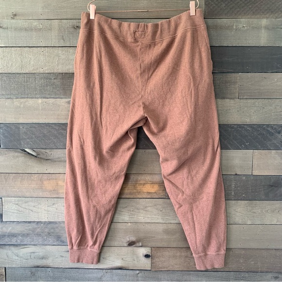 PACT Women's Organic Cotton Pull On Sweatpants in Burnt Orange Brown - Picture 5 of 9